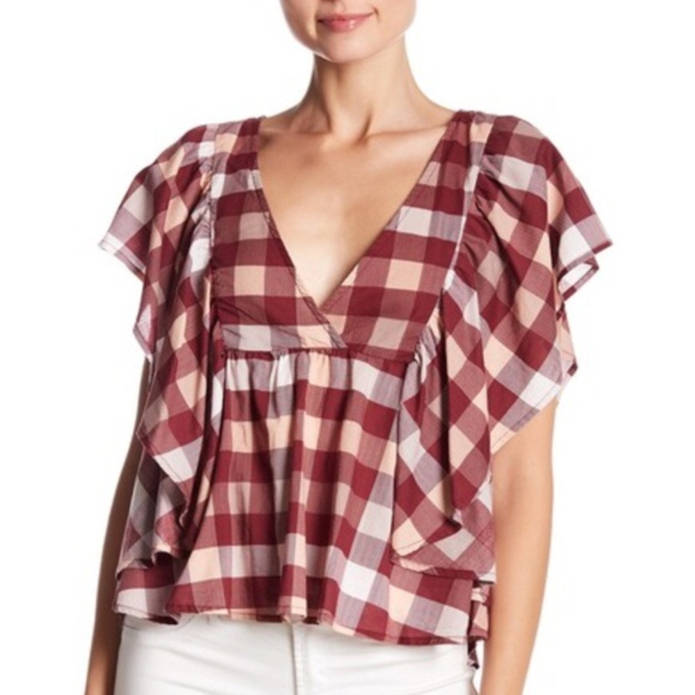 SOLD Melrose and Market Ruffle Top